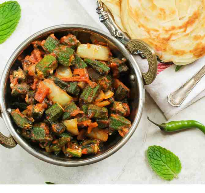 Tiffin Service Bur Dubai Bhindi Masala